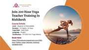 200 Hour Yoga Teacher Training in Rishikesh - Himalayan Yogashram